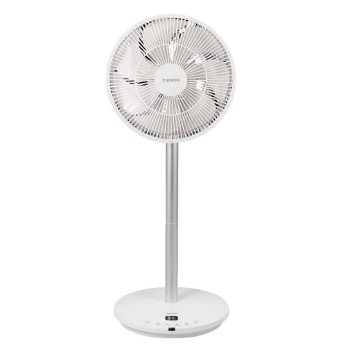Circulador de aire Cuckoo con rotación de 360°, blanco